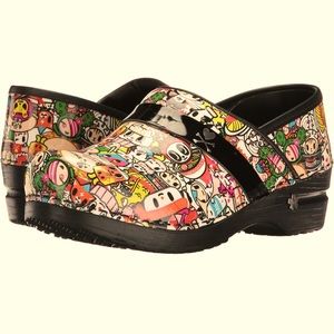 Sanita Kaeleigh Tokidoki Patent Nursing Clogs